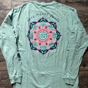 Love Never Fails Simply Southern Long Sleeve